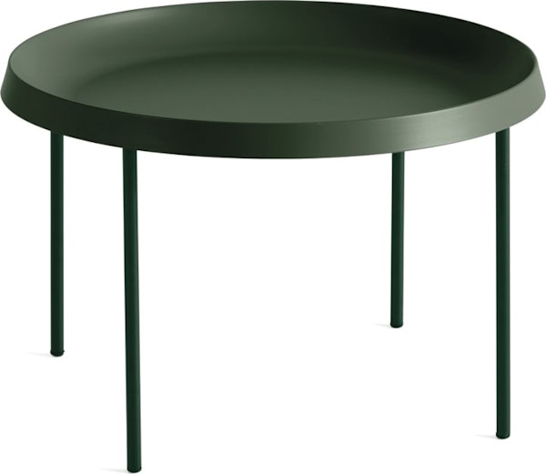 A Tulou Coffee Table in dark green.